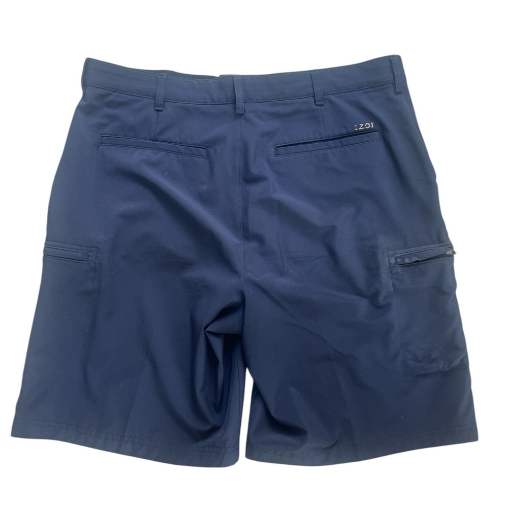 IZOD Golf Men's Navy Golf Shorts Size 36 - Picture 2 of 3